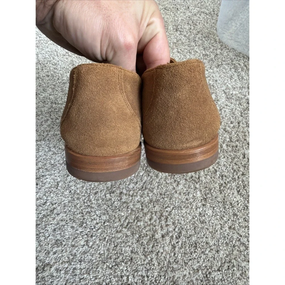 Tecovas The Monterrey Penny In Cork Suede Slip On Loafers Mens Size 8 D